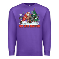Purple out here slammin' Premium Sweatshirt - MaliasSmallBusiness