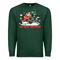 Sports Green out here slammin' Premium Sweatshirt - MaliasSmallBusiness