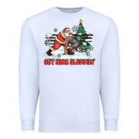 White out here slammin' Premium Sweatshirt - MaliasSmallBusiness