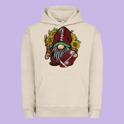 Football Gnome Urban Hoodie Designed By Racoondesign