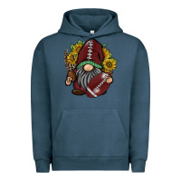 Pigment Midnight Navy football gnome Urban Hoodie - RacoonDesign