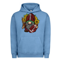 Pigment Pebble Blue football gnome Urban Hoodie - RacoonDesign