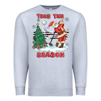 Heather Grey the season golf Premium Sweatshirt - MaliasSmallBusiness