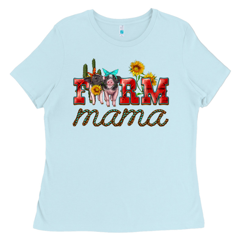 Farm Mama With Pigs Ladies Tee by Artiststas | Teevron