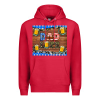 Cardinal dad life with beers Premium Hoodie - HRA Design Shop