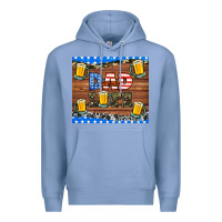 Colony Blue dad life with beers Premium Hoodie - HRA Design Shop