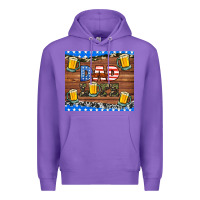 Purple dad life with beers Premium Hoodie - HRA Design Shop