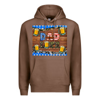 Chestnut dad life with beers Premium Hoodie - HRA Design Shop
