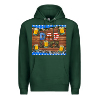Sports Green dad life with beers Premium Hoodie - HRA Design Shop