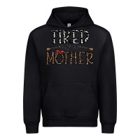 Black tired as a mother Urban Hoodie - CowhideDigitalArt