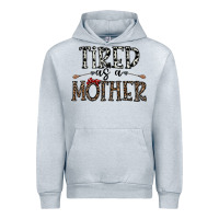 Heather Grey tired as a mother Urban Hoodie - CowhideDigitalArt