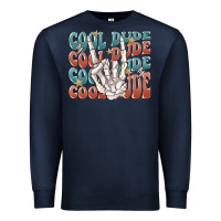 Navy cool dude Premium Sweatshirt - MaliasSmallBusiness