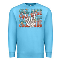 Ocean Blue cool dude Premium Sweatshirt - MaliasSmallBusiness