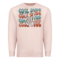 Pale Pink cool dude Premium Sweatshirt - MaliasSmallBusiness