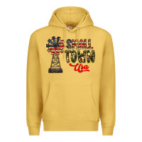 Antique Gold small town usa Premium Hoodie - CowhideDigitalArt