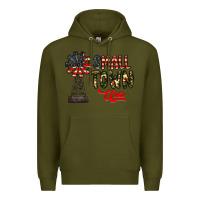 Army Green small town usa Premium Hoodie - CowhideDigitalArt