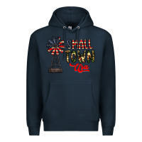 Navy small town usa Premium Hoodie - CowhideDigitalArt
