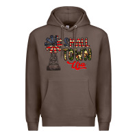 Coffee small town usa Premium Hoodie - CowhideDigitalArt