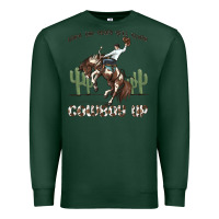 Sports Green when the going gets tough cowboy up Premium Sweatshirt - MaliasSmallBusiness