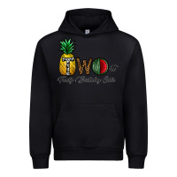 Black two fruity birthday cutie Urban Hoodie - CowhideDigitalArt