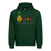 Forest Green two fruity birthday cutie Urban Hoodie - CowhideDigitalArt