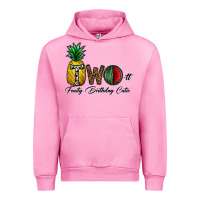 Fuchsia Pink two fruity birthday cutie Urban Hoodie - CowhideDigitalArt
