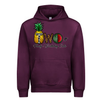 Mauve Wine two fruity birthday cutie Urban Hoodie - CowhideDigitalArt
