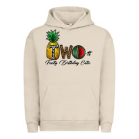 Pigment French Oak two fruity birthday cutie Urban Hoodie - CowhideDigitalArt