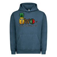 Pigment Midnight Navy two fruity birthday cutie Urban Hoodie - CowhideDigitalArt