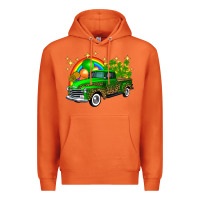 Carrot st patricks shamrock gold rainbow balloon candy truck Premium Hoodie - FaDigitalArtStudio