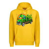 Lemon st patricks shamrock gold rainbow balloon candy truck Premium Hoodie - FaDigitalArtStudio