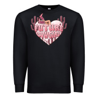 Black future cowgirl Premium Sweatshirt - MaliasSmallBusiness