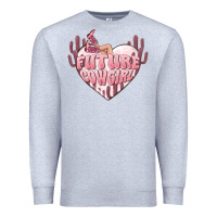 Heather Grey future cowgirl Premium Sweatshirt - MaliasSmallBusiness