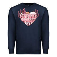 Navy future cowgirl Premium Sweatshirt - MaliasSmallBusiness
