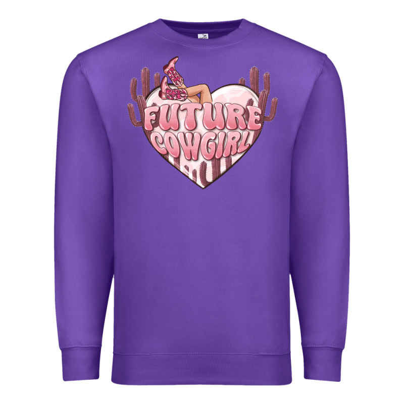 Future Cowgirl Premium Sweatshirt by MaliasSmallBusiness | Teevron