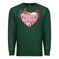 Sports Green future cowgirl Premium Sweatshirt - MaliasSmallBusiness