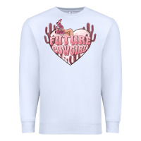 White future cowgirl Premium Sweatshirt - MaliasSmallBusiness