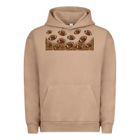 Pigment Burro leopard american football libbey glass Urban Hoodie - HRA Design Shop