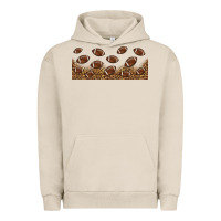 Pigment French Oak leopard american football libbey glass Urban Hoodie - HRA Design Shop
