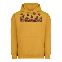 Pigment Peanut Butter leopard american football libbey glass Urban Hoodie - HRA Design Shop