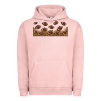 Pigment Salmon leopard american football libbey glass Urban Hoodie - HRA Design Shop