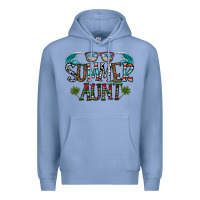 Colony Blue summer aunt Premium Hoodie - CowhideDigitalArt