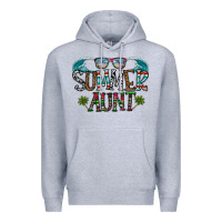 Heather Grey summer aunt Premium Hoodie - CowhideDigitalArt