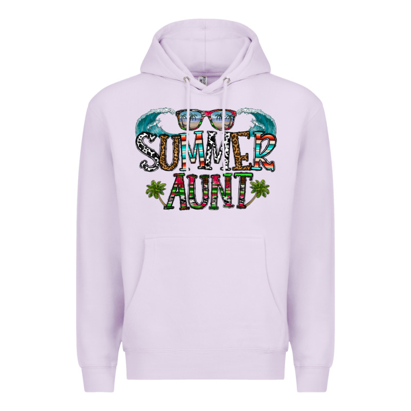 Summer Aunt Premium Hoodie by CowhideDigitalArt | Teevron