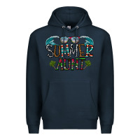 Navy summer aunt Premium Hoodie - CowhideDigitalArt