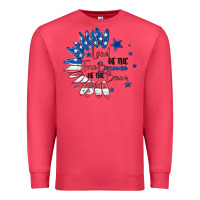 Cardinal land of the free because of the brave Premium Sweatshirt - MaliasSmallBusiness