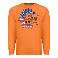 Carrot land of the free because of the brave Premium Sweatshirt - MaliasSmallBusiness