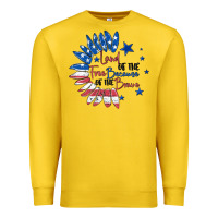 Lemon land of the free because of the brave Premium Sweatshirt - MaliasSmallBusiness