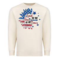 Sandshell land of the free because of the brave Premium Sweatshirt - MaliasSmallBusiness