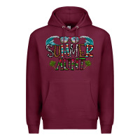 Burgundy summer aunt Premium Hoodie - CowhideDigitalArt